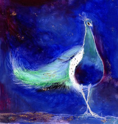Peacock Blue by Nancy Moniz Charalambous